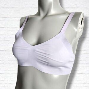 Knix Padded V Neck Thin Strap Bra In Orchid Size 32B